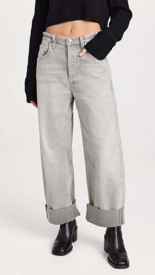 Citizens of Humanity + Ayla Baggy Cuffed Crop Jeans