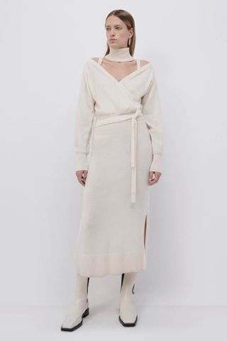 Jonathan Simkhai + Ashtred Recycled Cashmere Midi Dress