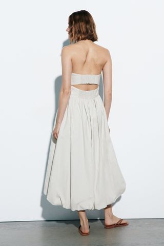 Zara + Voluminous Strapless Dress