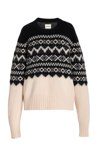 Khaite + Mae Fair Isle Cashmere Sweater