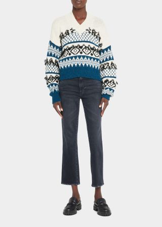 Amo + Fringe Pullover Sweater