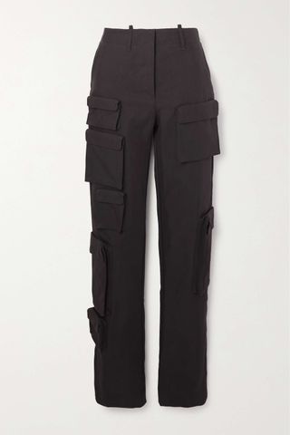 OFF-WHITE + Cotton-Blend Twill Straight-Leg Cargo Pants