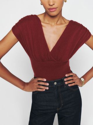 Reformation + Romi Cashmere Novelty Sweater