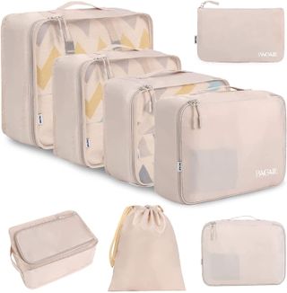 Bagail + 8 Set Packing Cubes Luggage Packing Organizers for Travel Accessories
