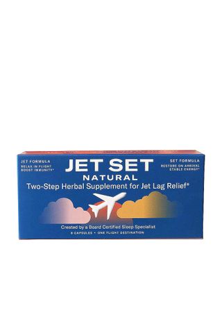 Jet Set Natural + Two-Step Herbal Supplement for Jet Lag Relief