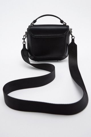 Zara + Mini Flap Crossbody Bag