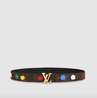 Louis Vuitton + LV x YK Initiales 30MM Reversible Painted Dots Belt