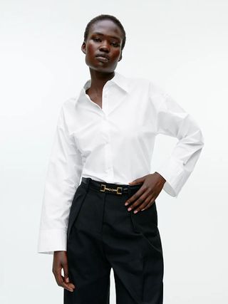 Arket + Relaxed Poplin Shirt