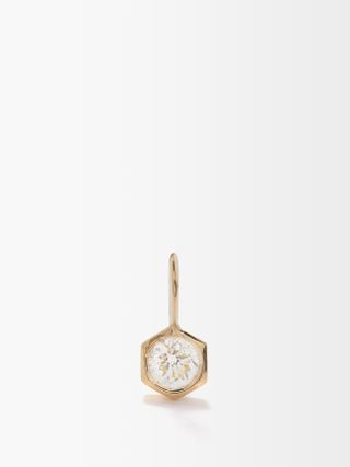 Lizzie Mandler + Mini Diamond & 18kt Gold Charm