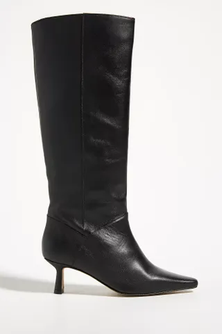 Angel Alarcon + Pointed-Toe Knee-High Boots