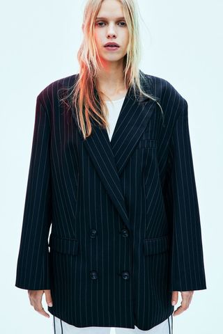 H&M + Oversized Double-Breasted Blazer