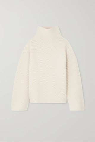 By Malene Birger + Ezra Ribbed Wool Turtleneck Sweater