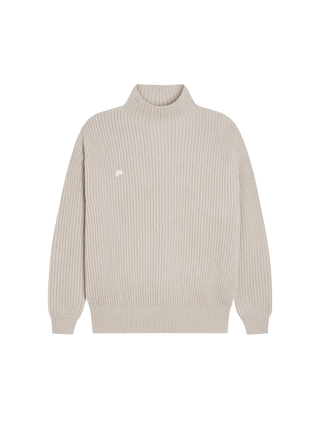 Pangaia + Recycled Cashmere Funnel-Neck Sweater
