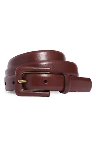 Madewell + Covered Buckle Leather Belt