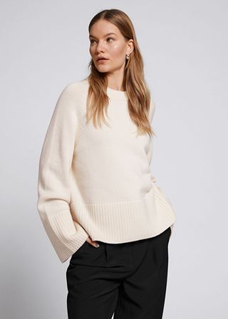 
Other Stories + Oversized Raglan Sleeve Jumper