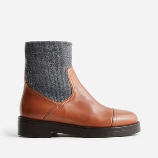 J.Crew + Rib-cuff boots in Italian leather
