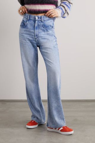 Marant Etoile + Belvira High-Rise Bootcut Jeans