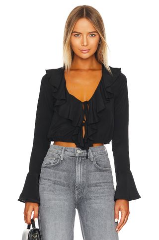 More To Come + Denise Ruffle Tie Top