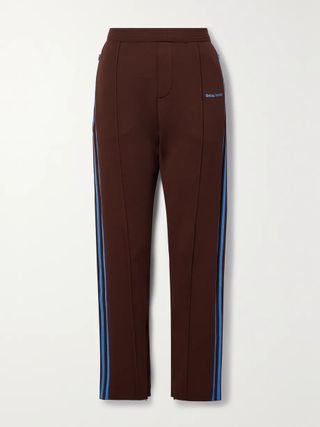 Adidas Originals + Wales Bonner Embroidered Recycled Stretch-Piqué Pants