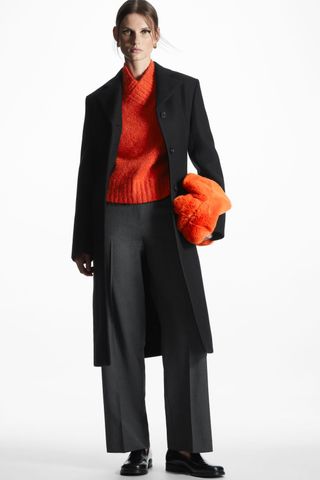 COS + Wool-Blend Waisted Coat