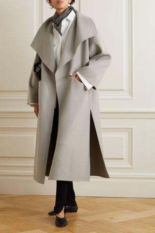 Totême + Paneled Wool and Cashmere-Blend Coat