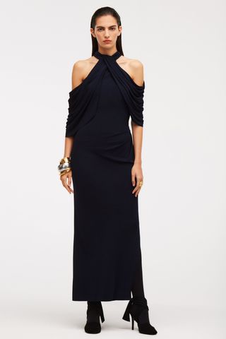 Zara + Limited Edition Halterneck Dress