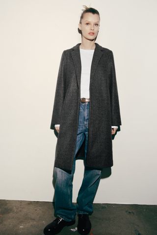 Zara + Cloth Coat
