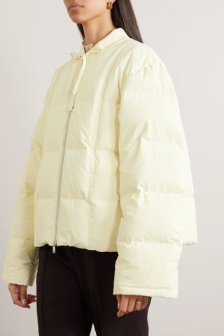 Jil Sander + Cropped Quilted Shell Down Jacket