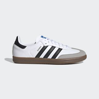 Adidas + Samba OG Leather and Suede Sneakers