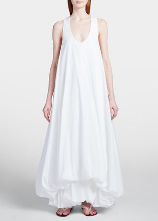 The Row + Capi High-Low Voile Dress
