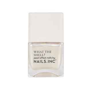 Nails Inc. + Pearl Effect Nail Polish in What The Shell