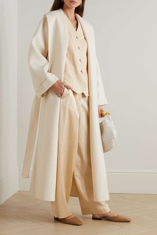 By Malene Birger + Trullem Belted Wool Coat