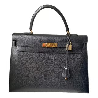 Hermès + Kelly 32 Leather Handbag