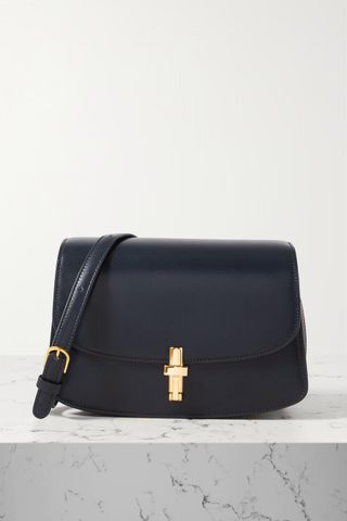 The Row + Sofia 8.75 Leather Shoulder Bag