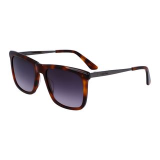 Calvin Klein + Modern Acetate Modified Rectangle Sunglasses
