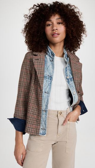 Free People + Rancher Plaid Jacket