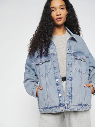 Reformation + Simone Oversized Denim Jacket