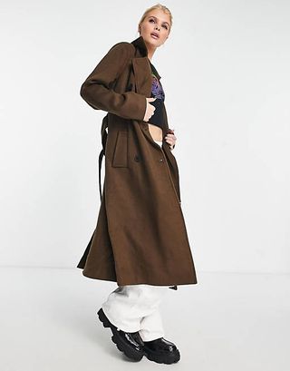 Object + Wool Blend Trench Coat