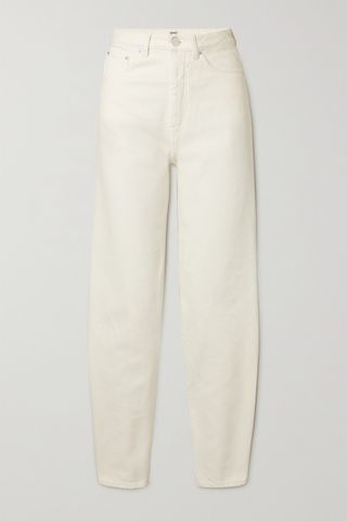 Toteme + Barrel Organic High-Rise Straight-Leg Jeans