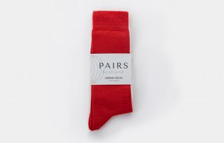 Pairs Scotland + Red Merino Socks