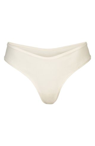 Skims + Stretch Cotton Dipped Thong