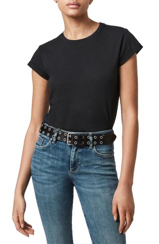 AllSaints + Anna Cuff Sleeve Cotton T-Shirt