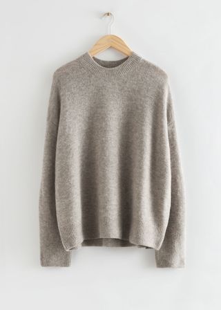 & Other Stories + Relaxed Crewneck Wool Sweater
