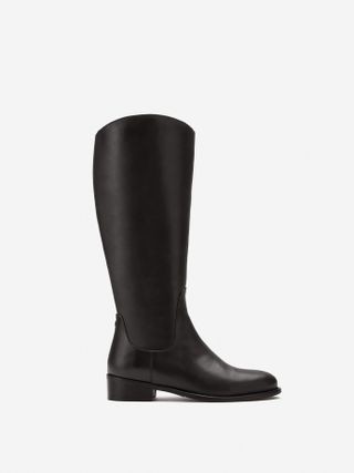 DuoBoots + Verity Knee High Boots in Black Leather