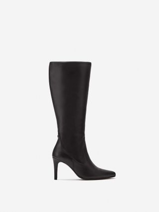 DuoBoots + Freya Knee High Boots in Black Leather