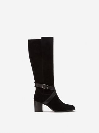 DuoBoots + Easton Knee High Boots in Black Suede