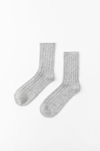 Zara + Ribbed Socks