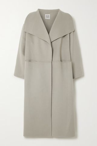 Totême + Paneled Wool and Cashmere-Blend Coat