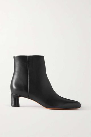 Vince + Hilda Leather Ankle Boots