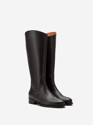 Duoboots + Verity Knee High Boots in Black Leather